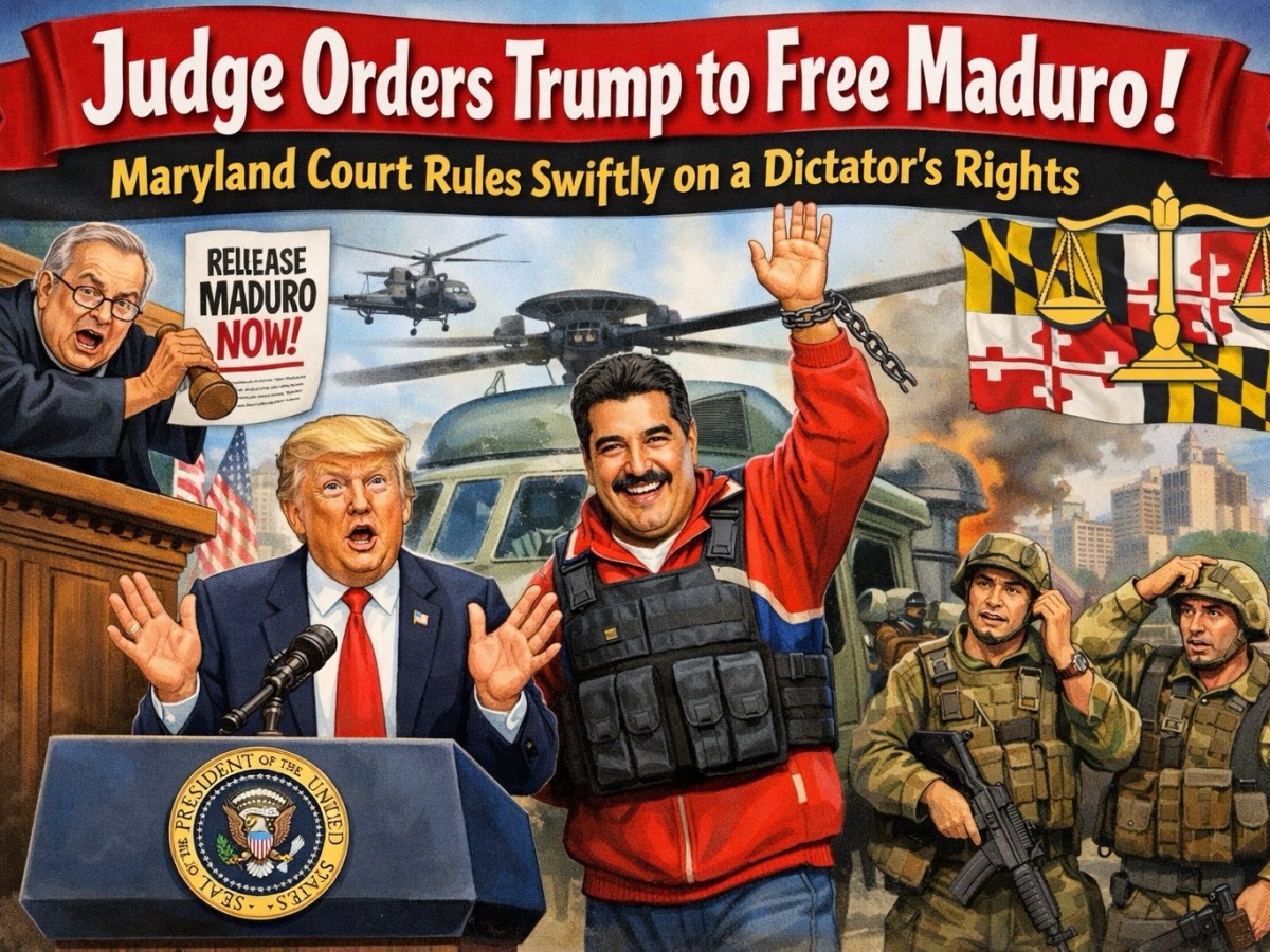Maryland Judge Orders Trump to Release Maduro, Citing ‘Immediate Habeas Corpus for Dictators’