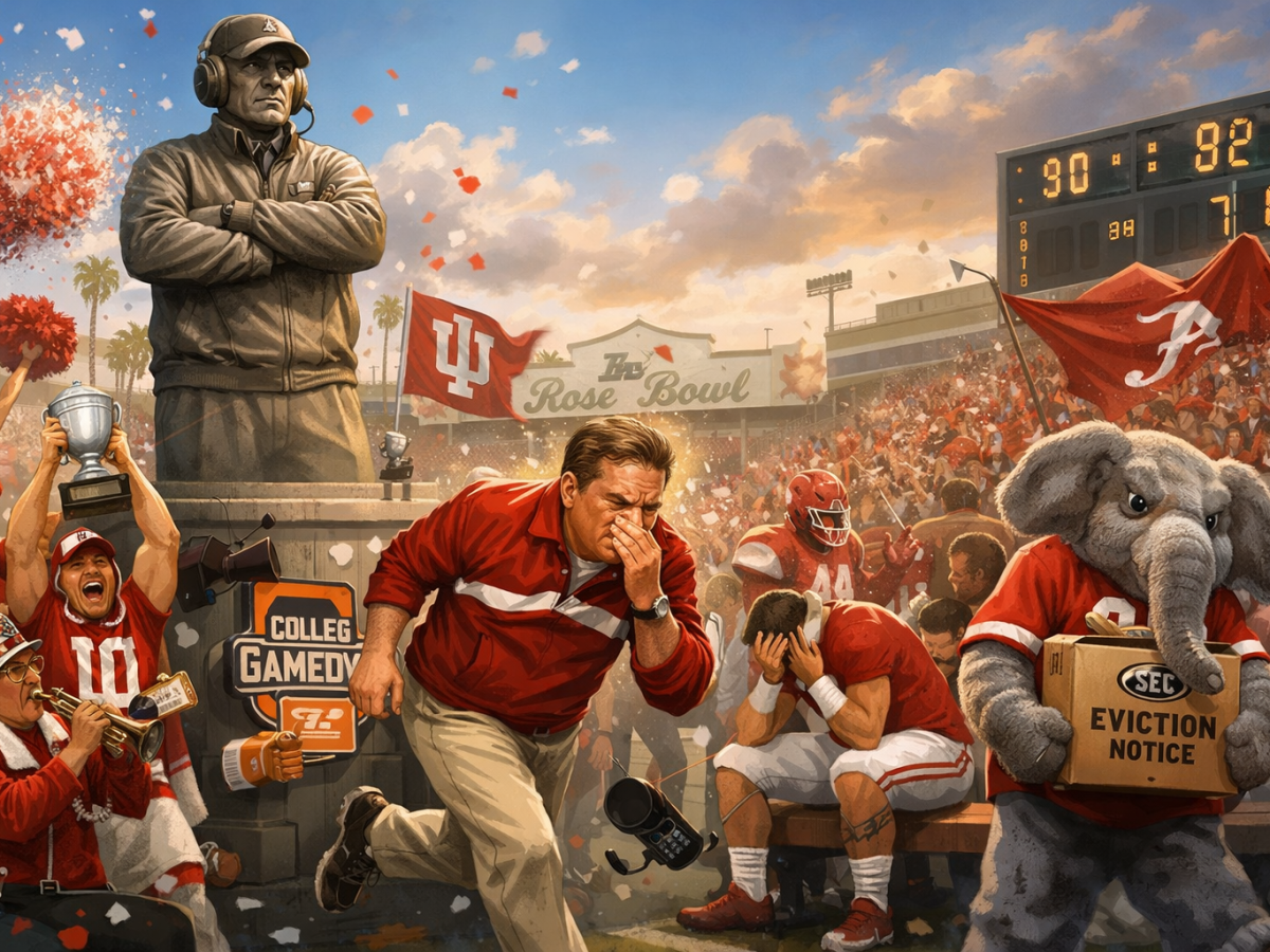 Alabama Booted from SEC After Indiana Beatdown Prompts Emergency Statue, Nick Saban Evacuation