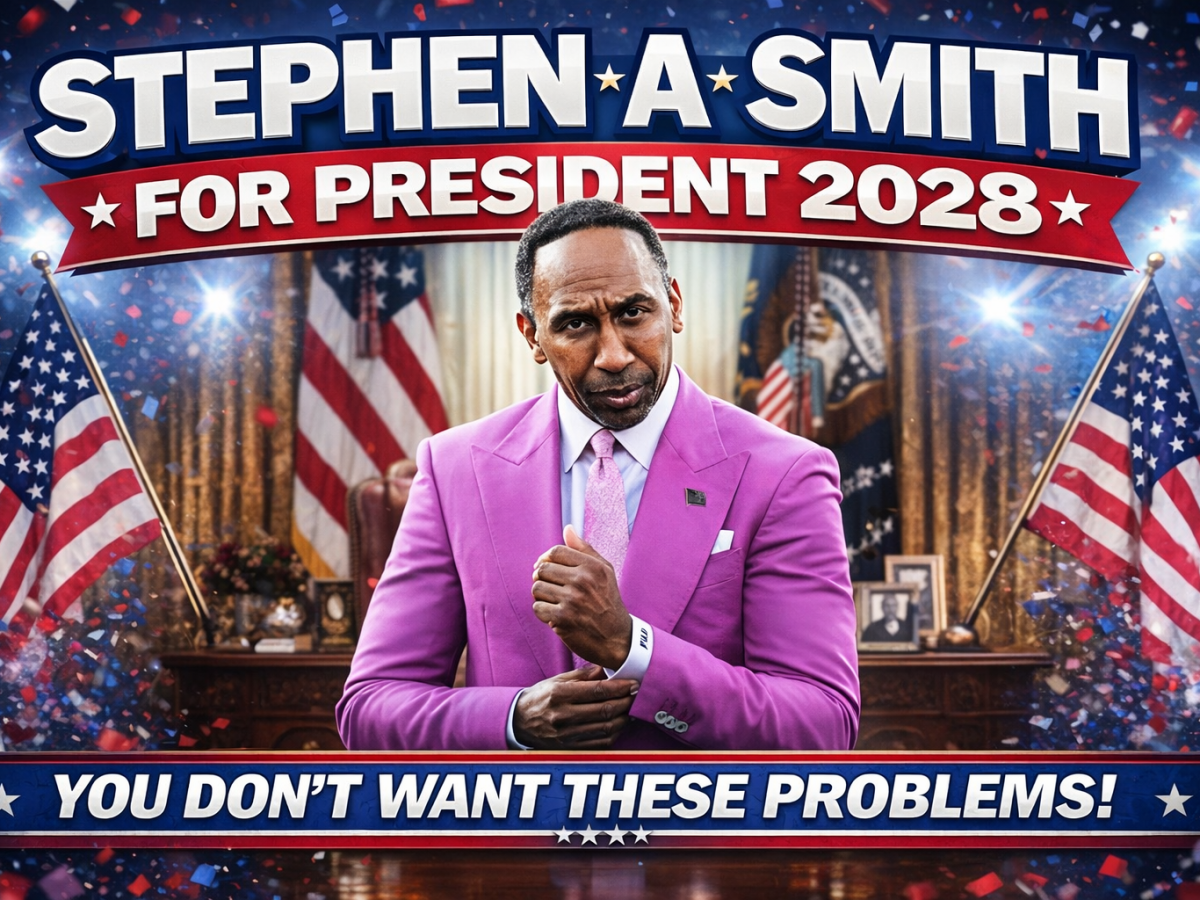 Stephen A. Smith Announces 2028 Presidential Run, Vows to “Fix This Nation the Same Way I Fixed the Knicks”